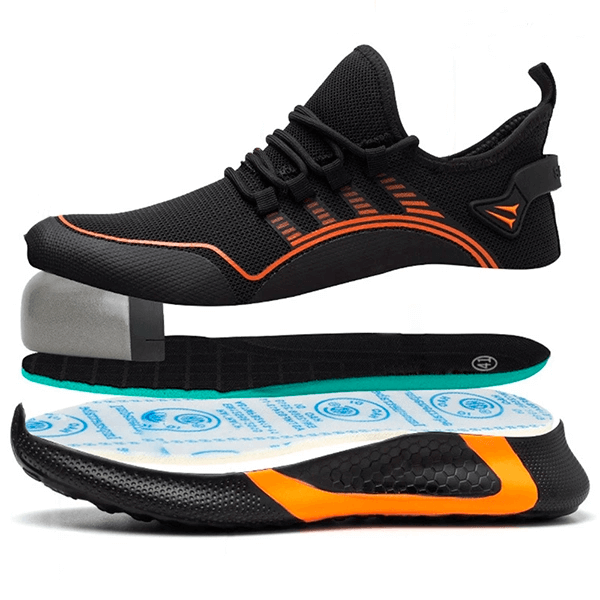 Herren Sicherheitsschuhe Atmungsaktiv Leicht 6