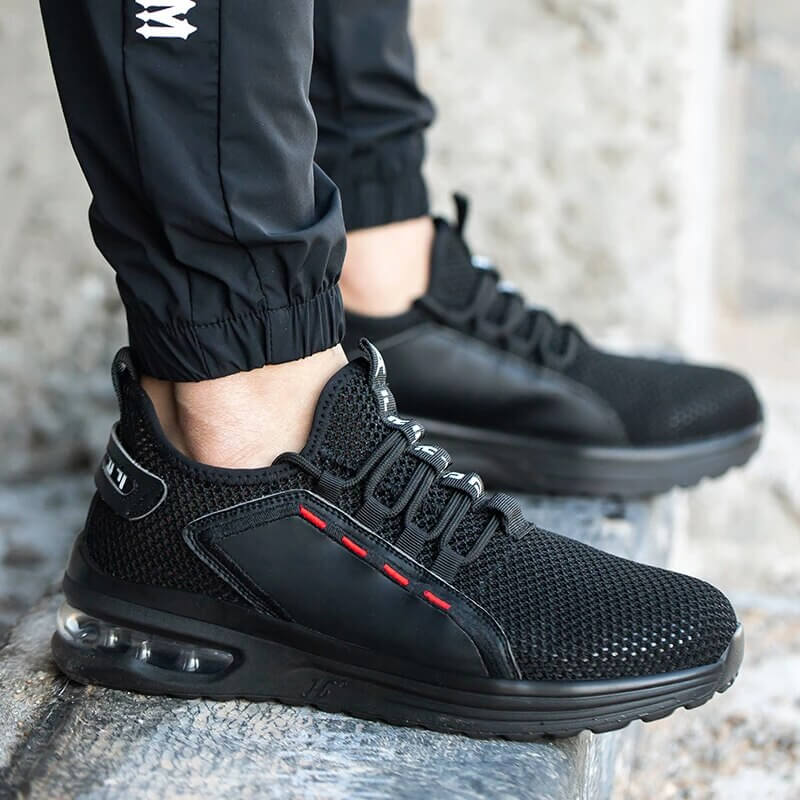 Herren Sicherheitsschuhe S3 mit Stahlkappe und rutschfester Sohle für optimale Sicherheit und Komfort 0