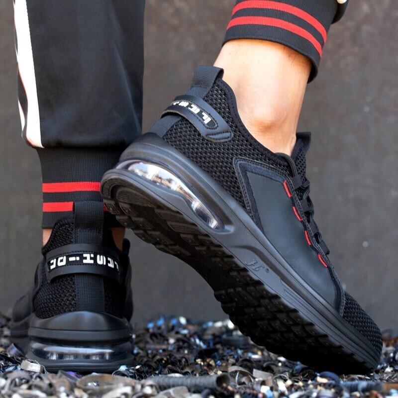 Herren Sicherheitsschuhe S3 mit Stahlkappe und rutschfester Sohle für optimale Sicherheit und Komfort 1