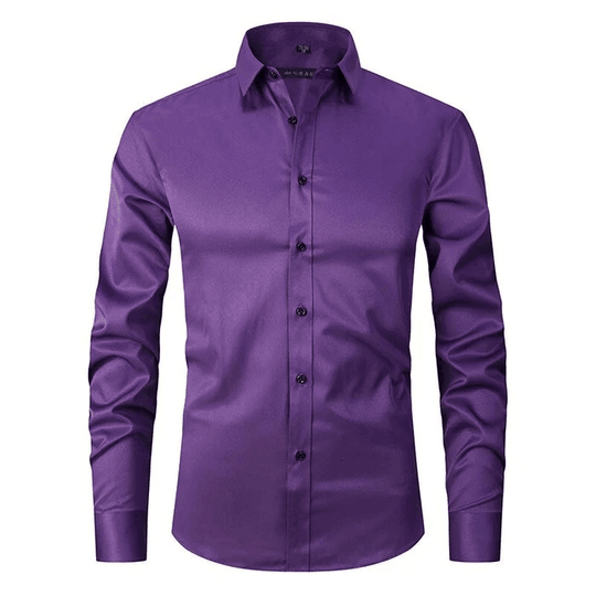 Herren Smart Casual Hemd mit Stretch und Knitterfrei 8
