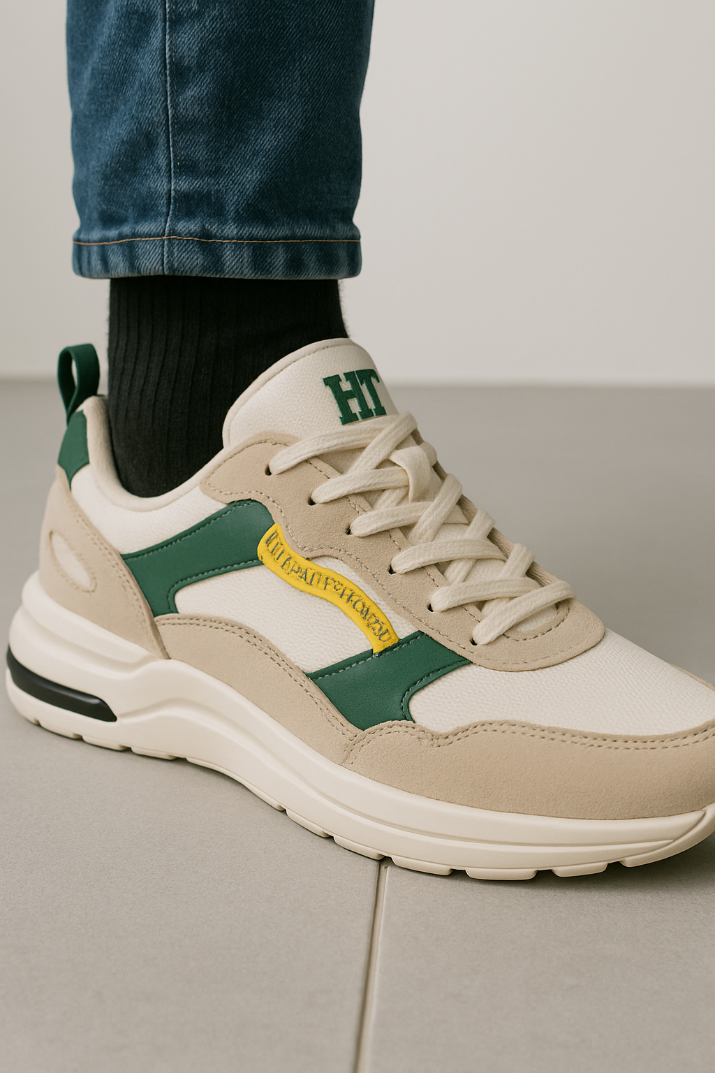 Herren Sneaker Modern Casual Design Atmungsaktive Textilien Gummisohle 2