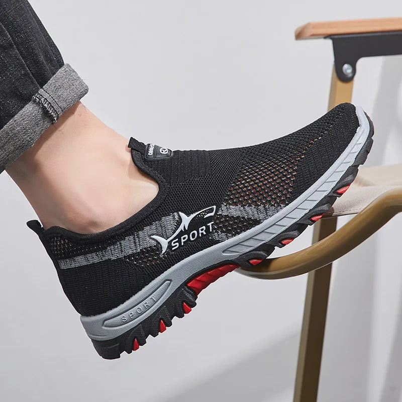 Herren Sneakers Atmungsaktiv Mesh Freizeit Schuhe für Sport und Alltag 3