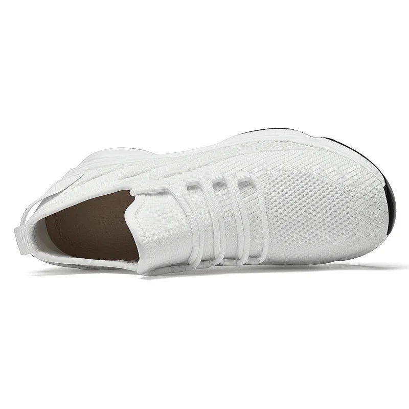 Herren Sneakers Minimalistisch PU-Leder mit Versteckter Erhöhung 5