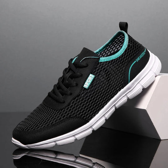 Herren Sneakers Sportlich Atmungsaktive Mesh Laufschuhe 4