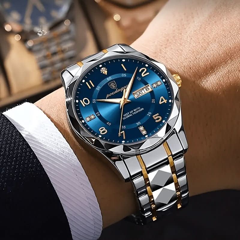 Herren Sportuhr Multifunktional Mit Dual-Display Und Wasserdichtigkeit Bis 50 Meter 3