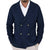 Herren Strickjacke Doppelt Knopf 0