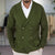 Herren Strickjacke Doppelt Knopf 4