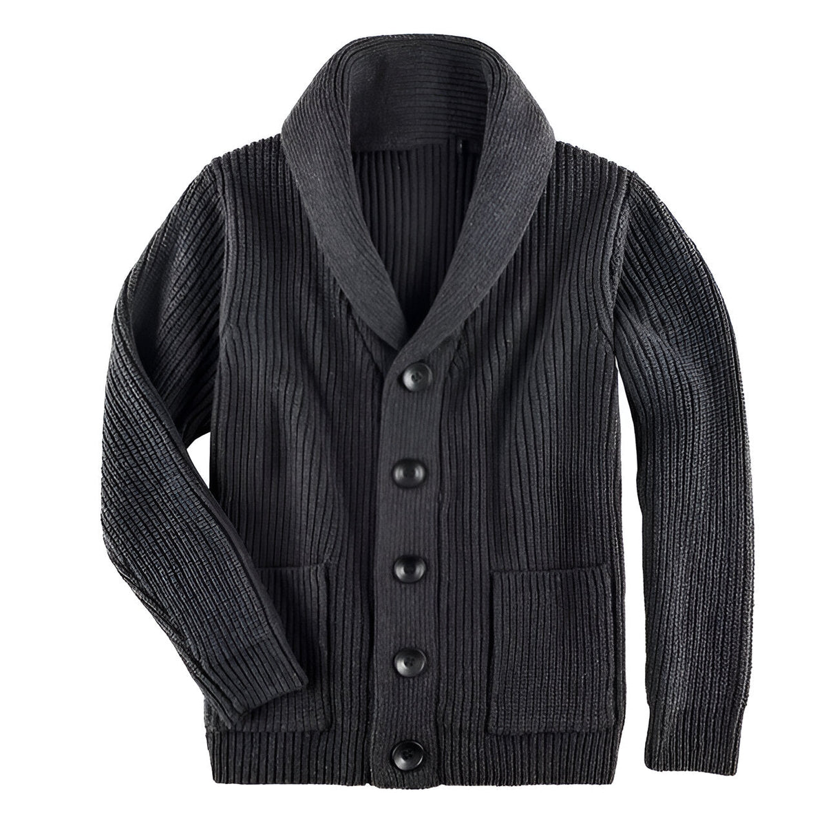 Herren Strickjacke Klassisch Mit Knöpfen Für Kühle Temperaturen 0