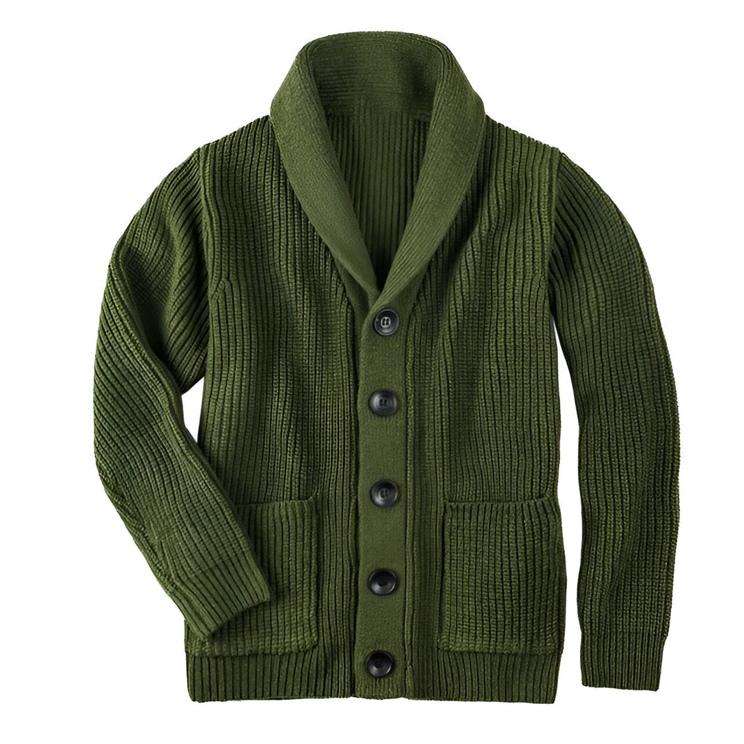 Herren Strickjacke Klassisch Mit Knöpfen Für Kühle Temperaturen 2