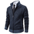 Herren Strickjacke Mit Reißverschluss Geometrisches Muster Aus Weichem Material 6