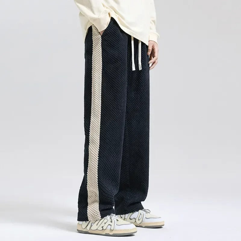 Herren Sweatpants aus Baumwollcord mit Kordelzug 3