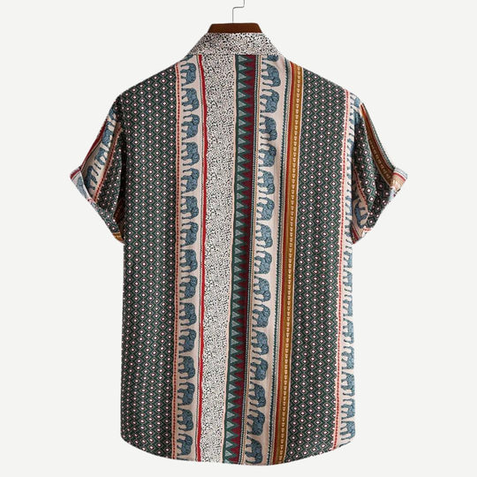 Herren T-Shirt Geometrisches Design Leichtes Material 1