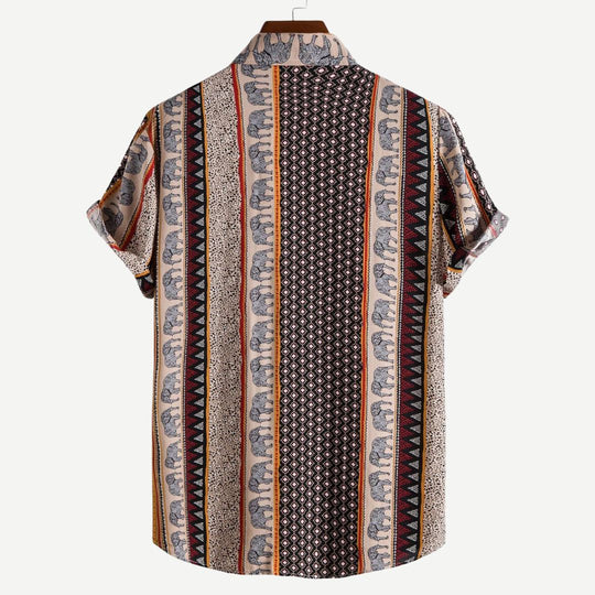 Herren T-Shirt Geometrisches Design Leichtes Material 3