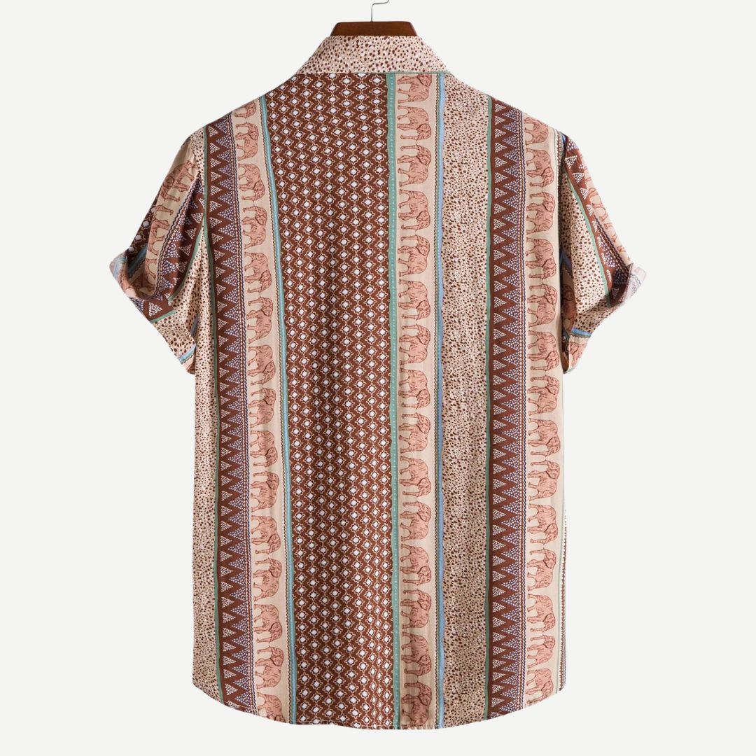 Herren T-Shirt Geometrisches Design Leichtes Material 5