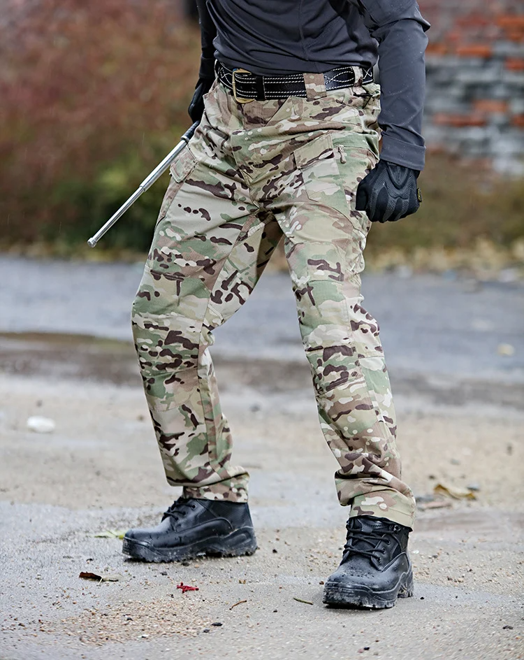Herren Taktische Wasserfeste Combat-Hose für alle Terrains 10