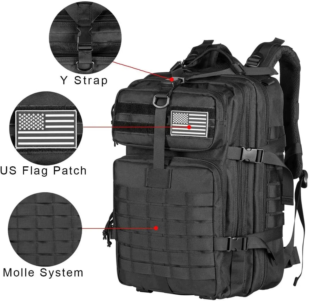 Herren Taktischer Rucksack 50L für Outdoor-Aktivitäten 1
