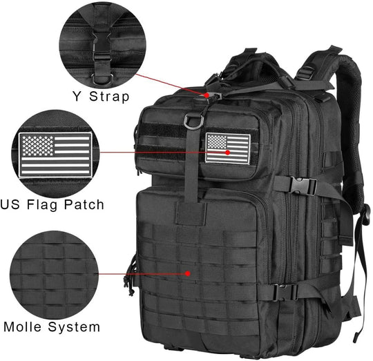 Herren Taktischer Rucksack 50L für Outdoor-Aktivitäten 1