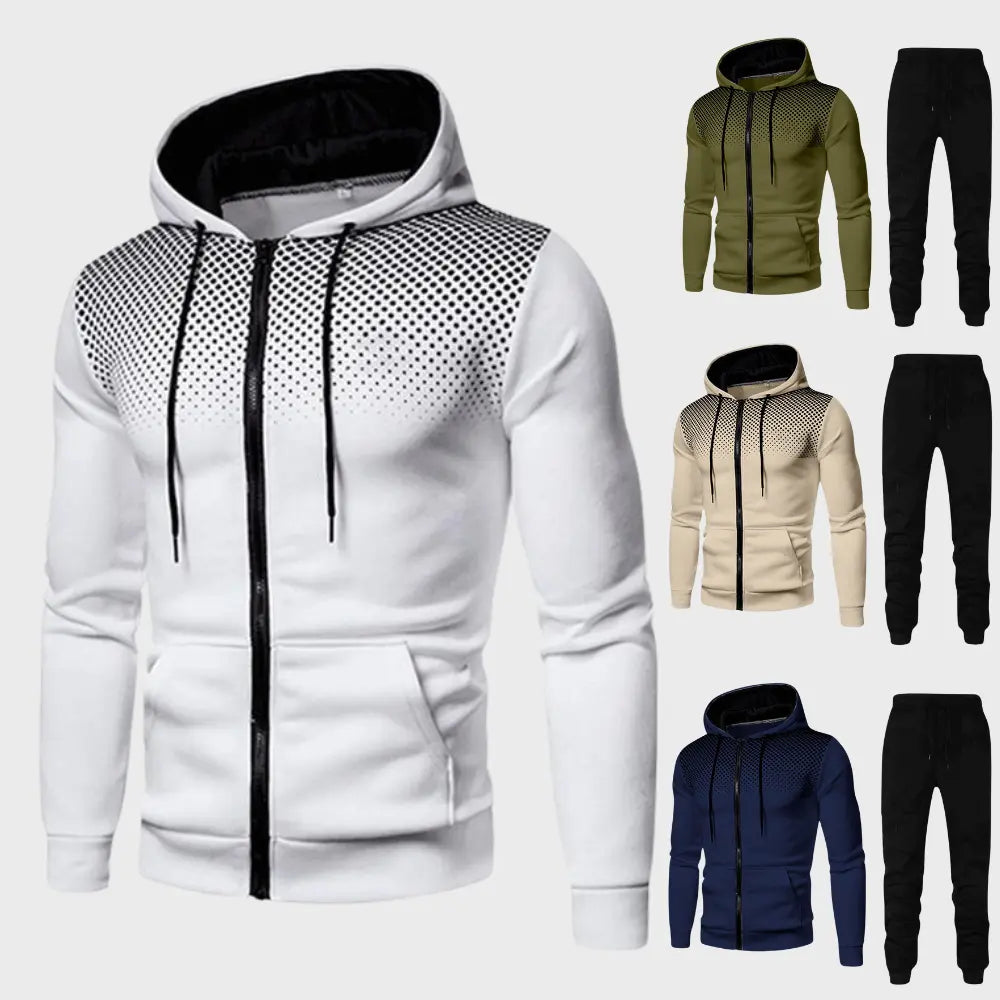 Herren Trainingsanzug Hoodie und Jogginghose Modern 2