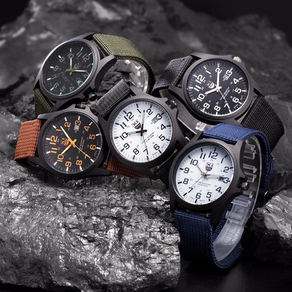 Herren Uhr Taktisch Mit LED-Funktionen Für Outdoor-Und Freizeitaktivitäten 1