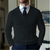 Herren V-Neck Pullover Stilvoll 4