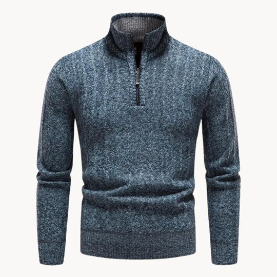 Herren Viertelpullover mit Reißverschluss 7