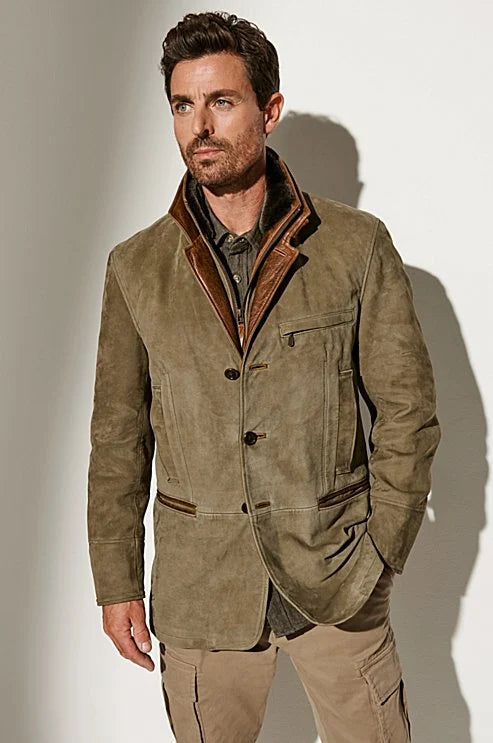 Herren Vintage Herbstjacke mit modernem Schnitt 2