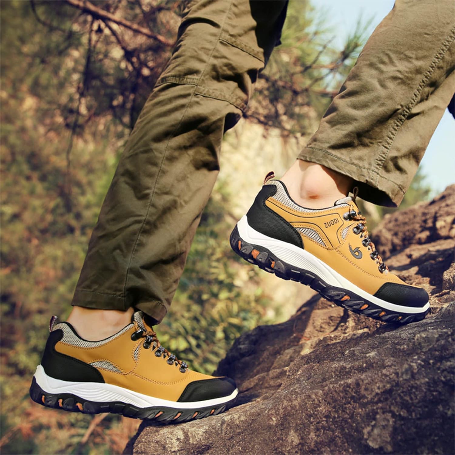 Herren Wanderschuhe Outdoor Komfortabel Wasserfest 5