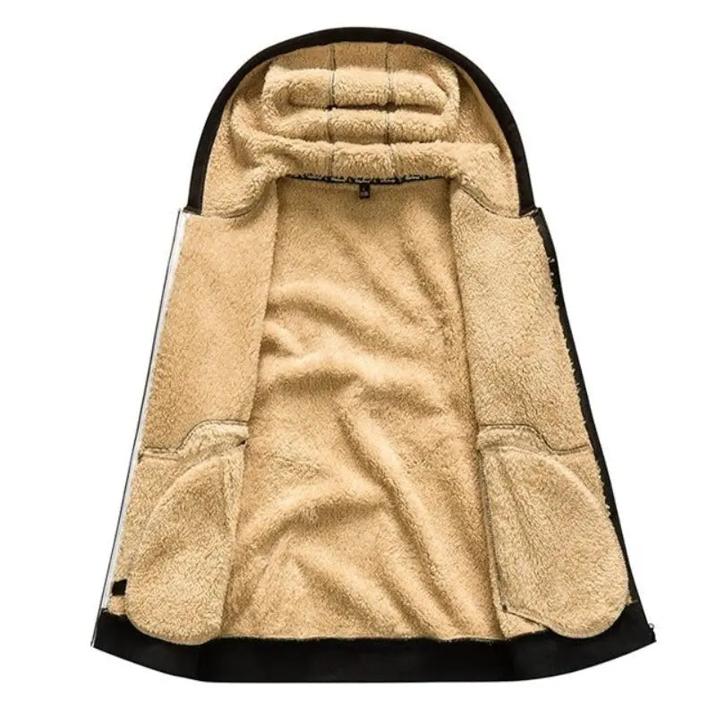 Herren Weste Sherpa Stil gemütlich 2
