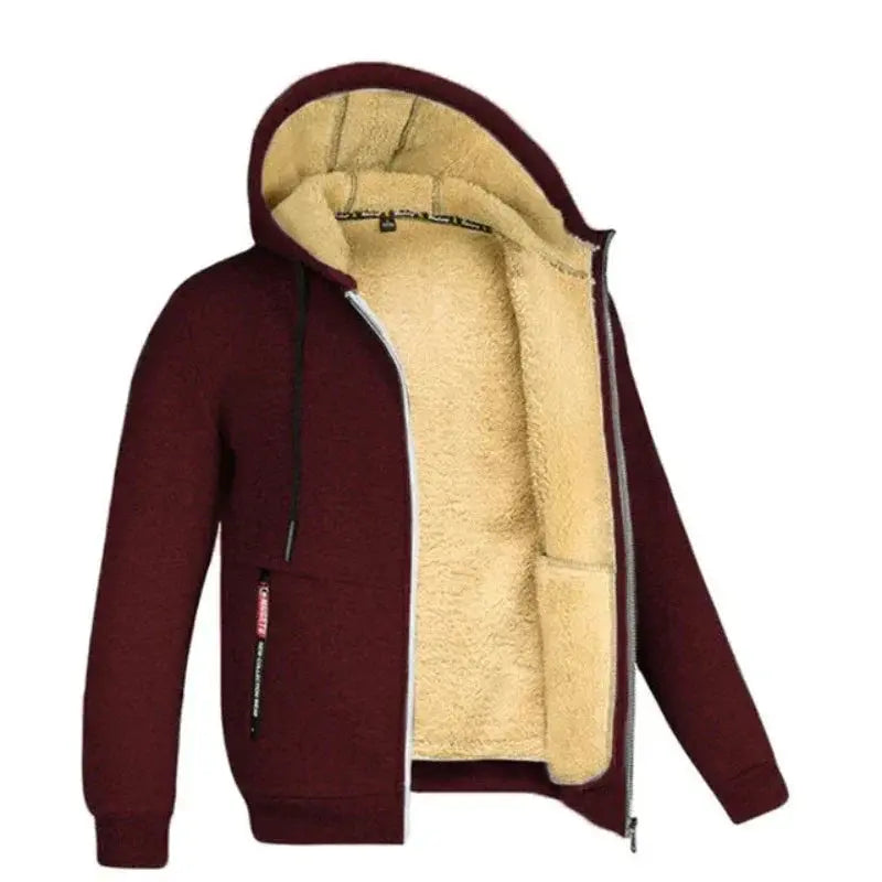 Herren Weste Sherpa Stil gemütlich 4