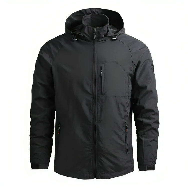 Herren Windbreaker Mit Kapuze Für Outdoor-Aktivitäten, Atmungsaktiv & Wasserdicht 4