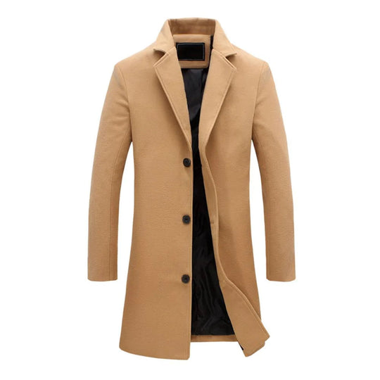 Herren Winterjacke Lange Stilvolle Jacke für kalte Tage 0
