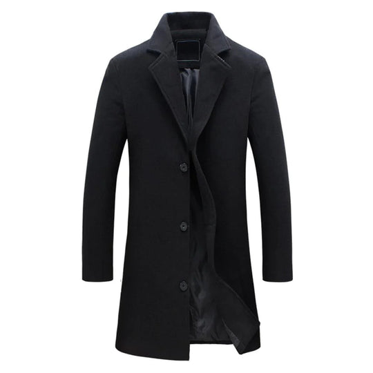 Herren Winterjacke Lange Stilvolle Jacke für kalte Tage 1