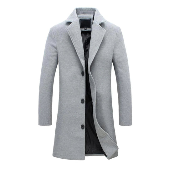 Herren Winterjacke Lange Stilvolle Jacke für kalte Tage 2