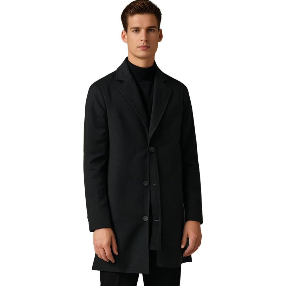 Herren Winterjacke Lange Stilvolle Jacke für kalte Tage 4