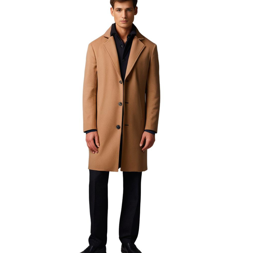 Herren Winterjacke Lange Stilvolle Jacke für kalte Tage 5