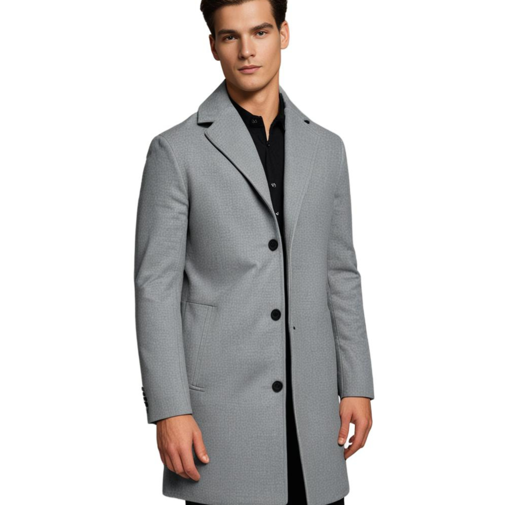 Herren Winterjacke Lange Stilvolle Jacke für kalte Tage 6