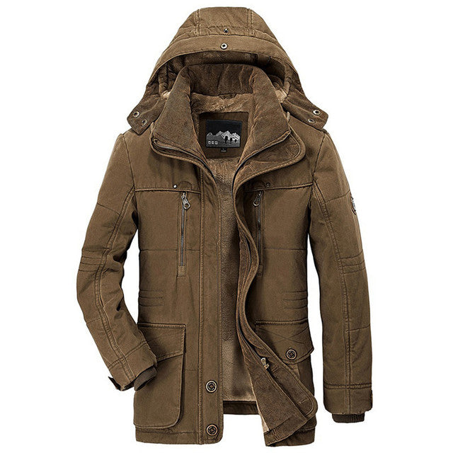 Herren Winterjacke Warm und Strapazierfähig 1