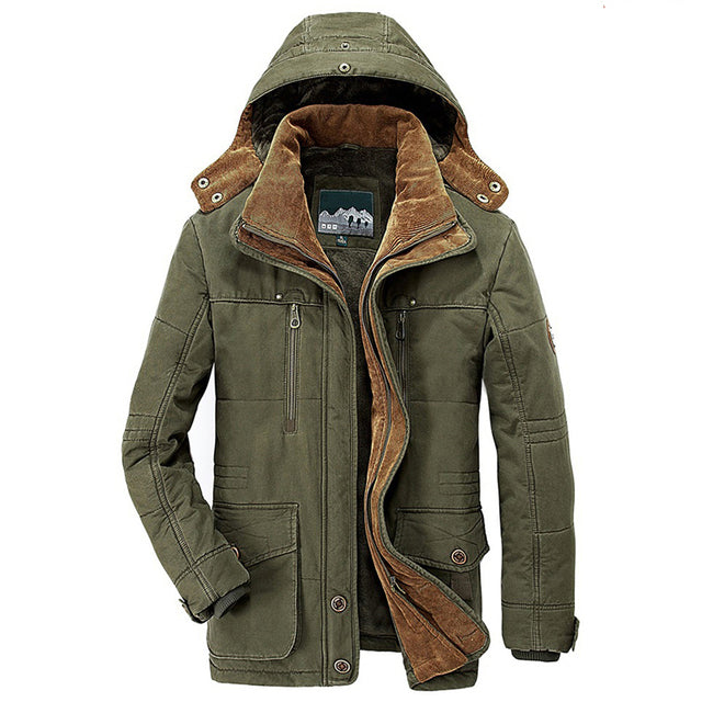 Herren Winterjacke Warm und Strapazierfähig 2