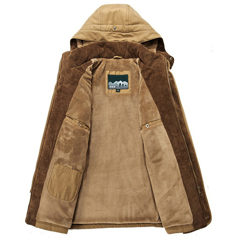 Herren Winterjacke Warm und Strapazierfähig 5