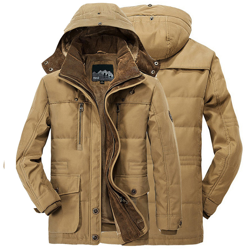 Herren Winterjacke Warm und Strapazierfähig 6