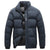 Herren Winterjacke mit Kragen und verstellbarer Kapuze 0