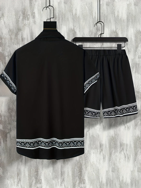 Herren Zweiteiliges Set Boho Stil 3