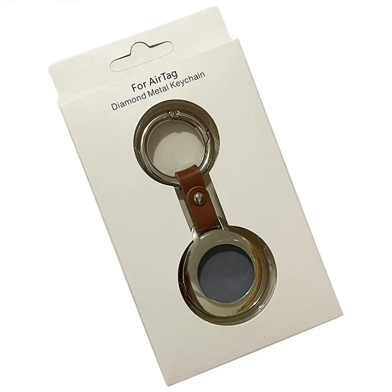 Herren und Damen AirTag Hülle Mit Metallanhänger Modernes Design 7