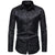 Herrenhemd Langarm Florales Design Bequemer Stoff 1