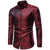 Herrenhemd Langarm Florales Design Bequemer Stoff 7