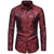 Herrenhemd Langarm Florales Design Bequemer Stoff 8