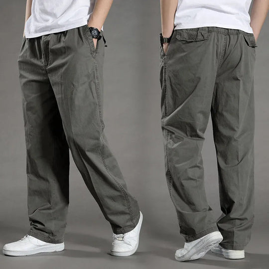 Herrenhose mit entspannter Passform und weichem Material 2