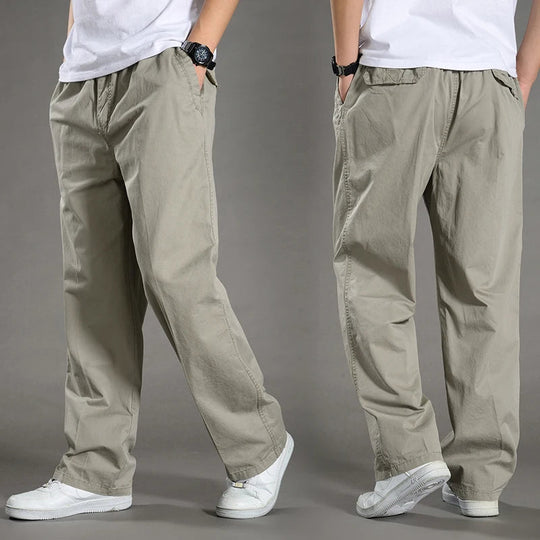 Herrenhose mit entspannter Passform und weichem Material 4