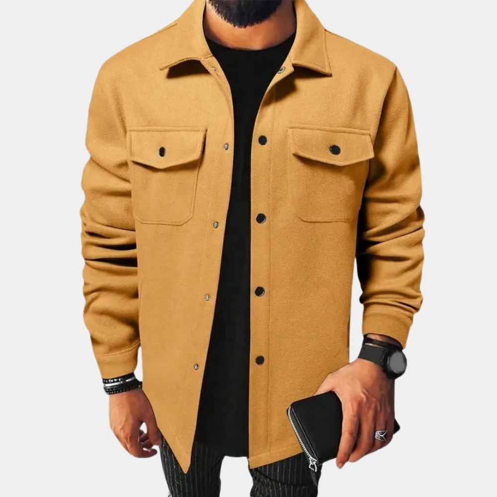 Herrenjacke Casual Baumwolle Atmungsaktiv für Frühling/Sommer 6