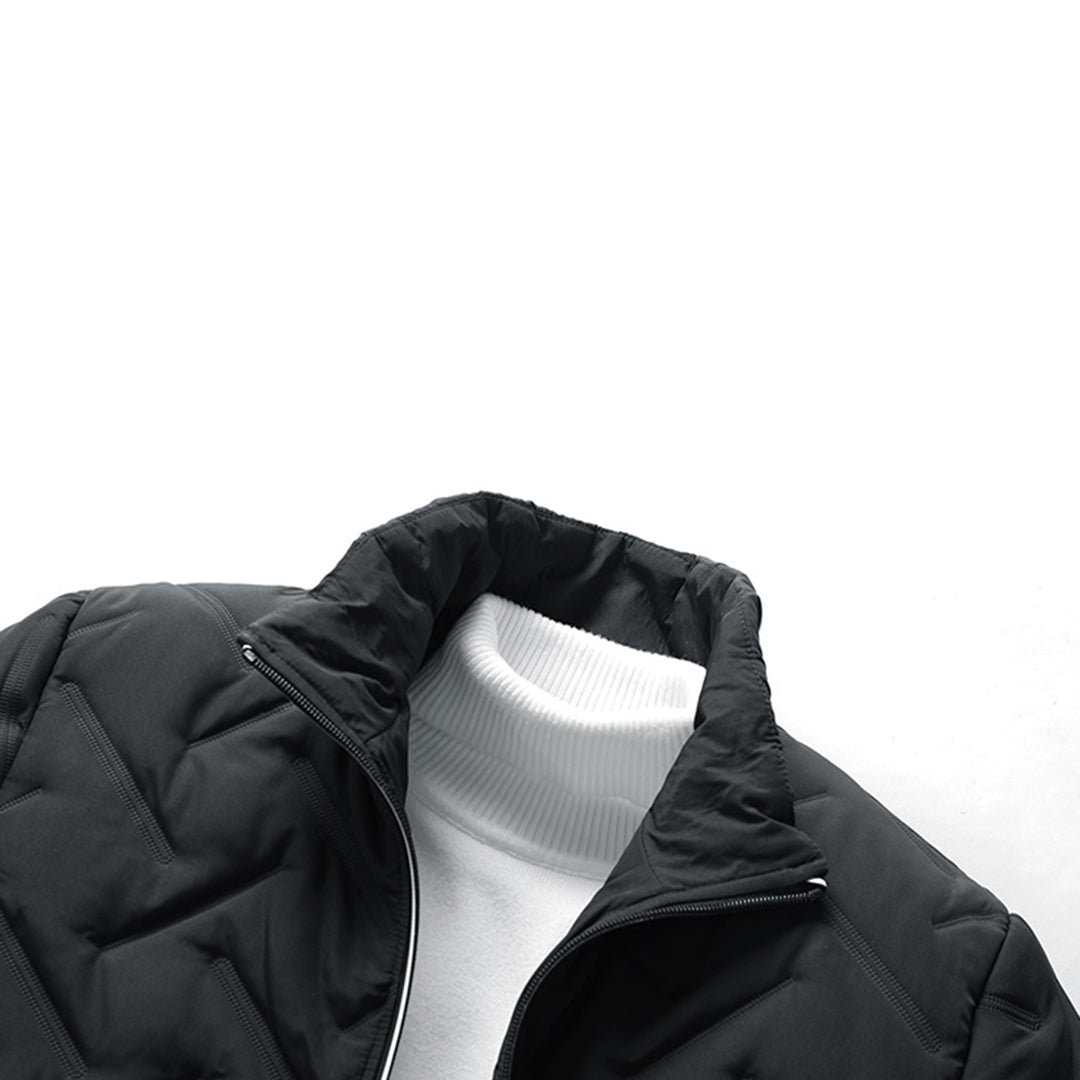 Herrenjacke Fleece Warm Wetterfest Modern Langarm 5